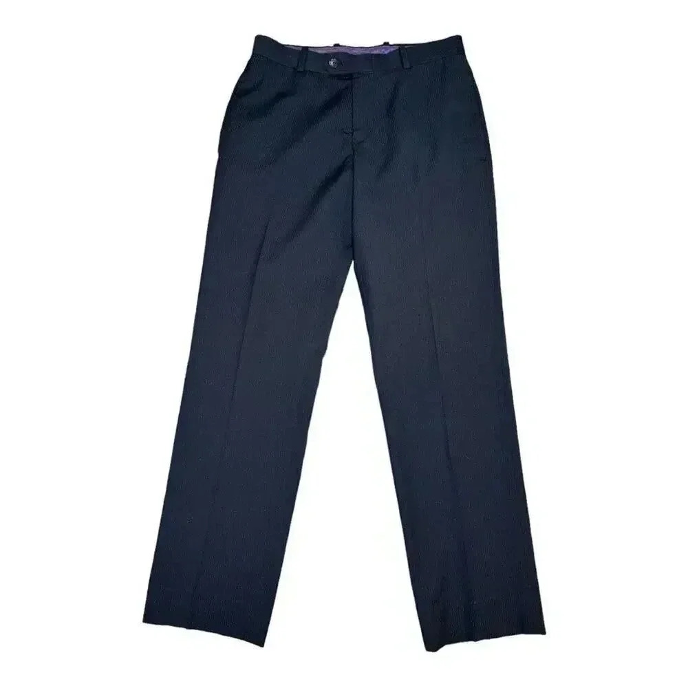 Bar III Women’s Size 29S (Size 8) Navy Pinstripe‎ Slim Fit Dress Pants
